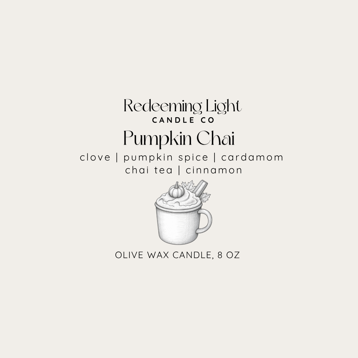 Pumpkin Chai Concrete 8 oz