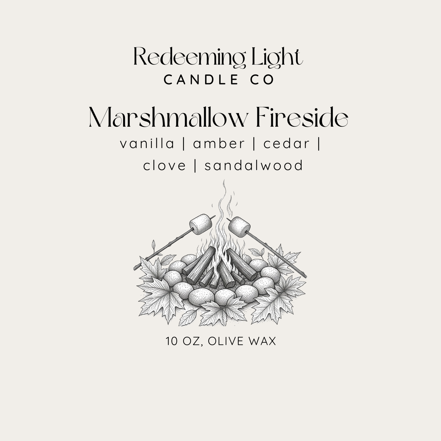 Marshmallow Fireside Glass 10 oz