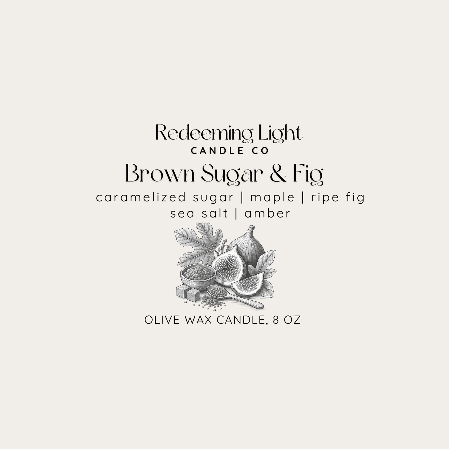 Brown Sugar & Fig Concrete 8 oz