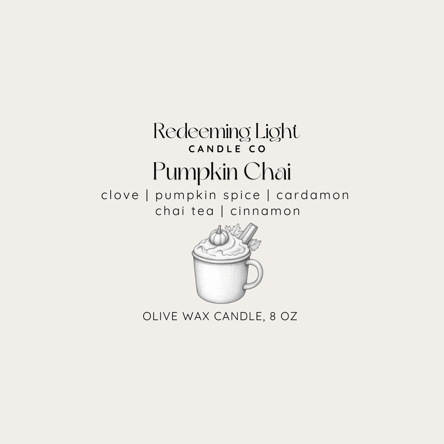 Pumpkin Chai Concrete 8 oz