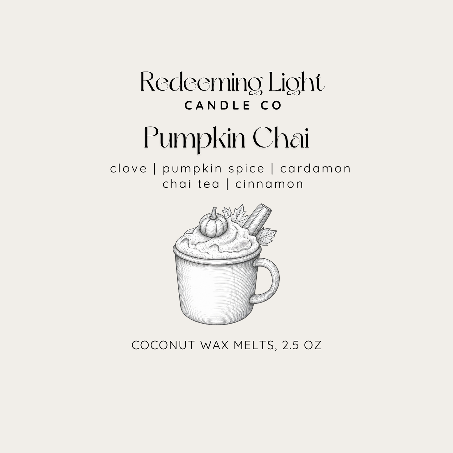 Pumpkin Chai Wax Melts
