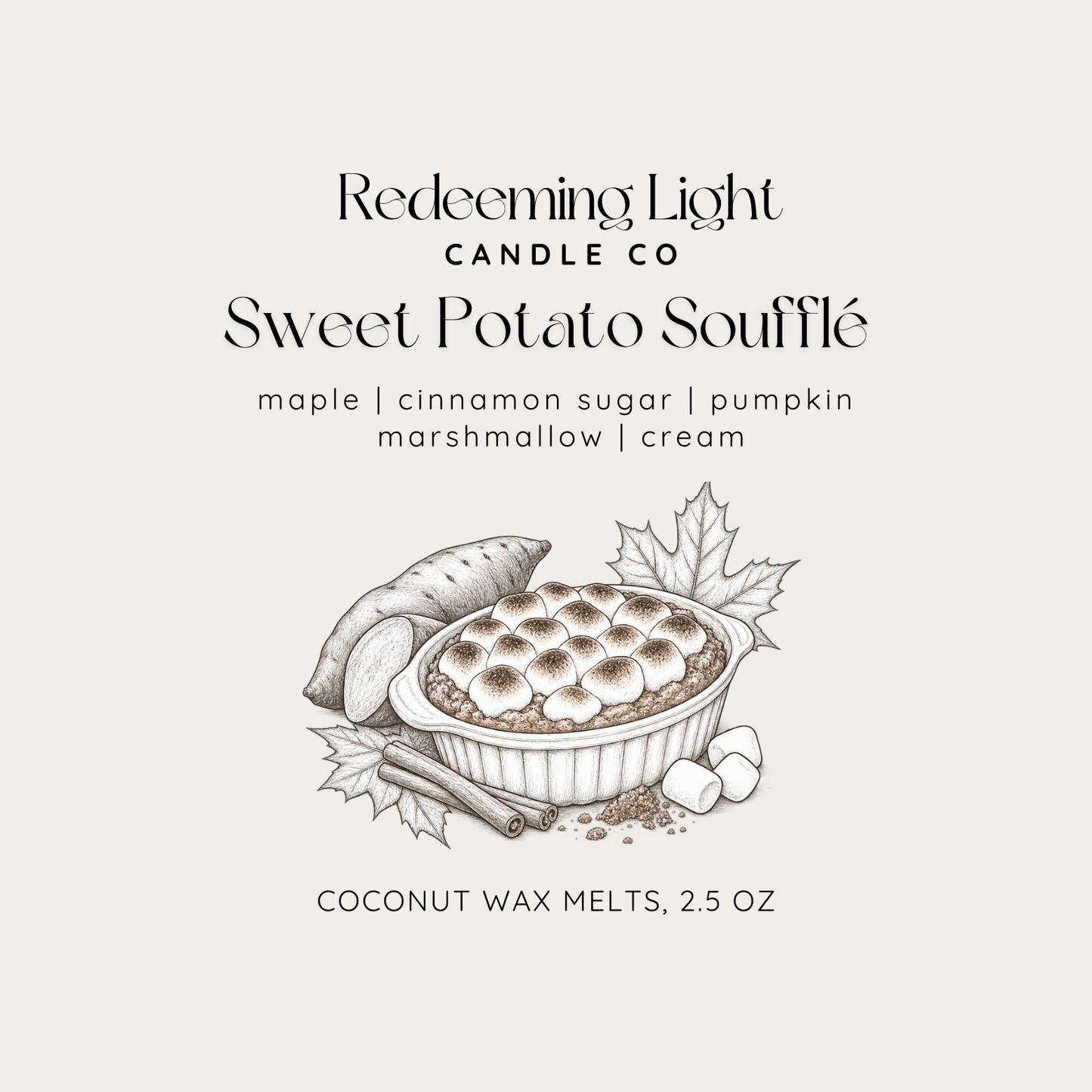 Sweet Potato Soufflé Wax Melts
